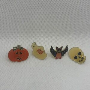 Vintage Halloween Pins Set of 4